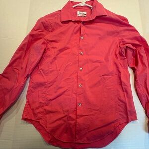 Calvin Klein Slim Fit Stretch Shirt -Pink 15.5  32/33